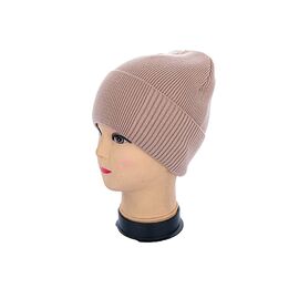 Шапка жіноча IV003-12 d.beige р.54-60 "Angelica" недорого оптом від прямого постачальника