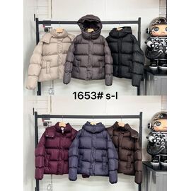 Куртка жіноча зимова 1653 beige р.S-L "Yafeier" недорого оптом від прямого постачальника