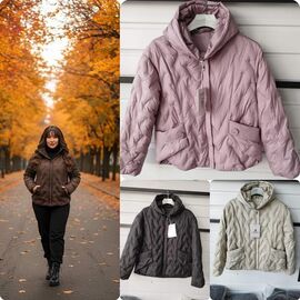 Куртка жіноча демісезонна 723 pink р.M-3XL "Yafeier" недорого оптом від прямого постачальника