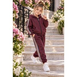 Фотография Костюм детский спортивный тёплый на девочку 1080 wine р.122-152 "Marimaks" недорого оптом от прямого поставщика