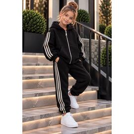Фотография Костюм детский спортивный тёплый на девочку 1082 black р.122-146 "Marimaks" недорого оптом от прямого поставщика