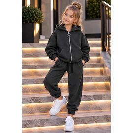 Фотография Костюм детский спортивный тёплый на девочку 166 d.grey р.122-140 "Marimaks" недорого оптом от прямого поставщика