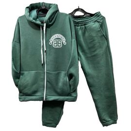 Костюм спортивний жіночий S1624 green р.52-60 "Shoptime" недорого оптом від прямого постачальника