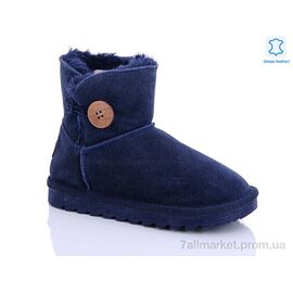 Уггі дитячі утеплені Зима W1-101-2 blue (8 пар р.33-37) "Waldem" недорого оптом від прямого постачальника