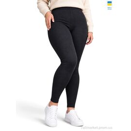 Лосінси жіночі Зима 7 чорний (дубль) (3 шт. р.сітка3XL-5XL) "Margo" недорого оптом від прямого постачальника