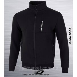 Фотография Кофта мужская спортивная на флисе без капюшона  New Balance р-ры S-2XL  "REMAIN" недорого от прямого поставщика