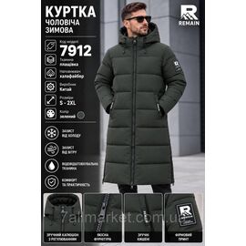 Фотография Куртка мужская зимняя удлиненная  размеры S-2XL  "REMAIN" купить недорого от прямого поставщика