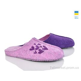 Тапки жіночі для будинку Весна/осінь 221-38 фіолет (6 пар р.36-40) "Inblue" недорого оптом від прямого постачальника