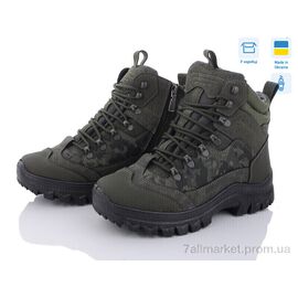 Черевики чоловічі стильні Зима 2104 хакі (6 пар р.41-45) "Paolla" недорого оптом від прямого постачальника