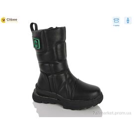 Фотография Сапоги детские красивые зима A2316-3A black (8 пар р.32-37) "Clibee" недорого оптом от прямого поставщика