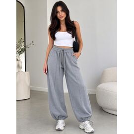 Фотография Штаны спортивные женские тёплые 306 grey р.42-52 "VALENTINA" недорого оптом от прямого поставщика