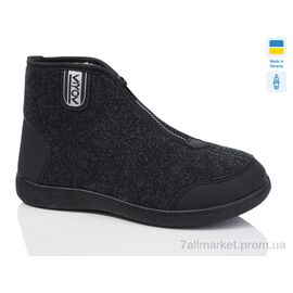 Бурки чоловічі Зима D24 чорниий (9 пар р.41-46) "Lot Shoes" недорого оптом від прямого постачальника