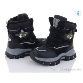 Фотография Ботинки детские удобные зима B2985-1B (8 пар р.27-32) "Ok Shoes" недорого оптом от прямого поставщика