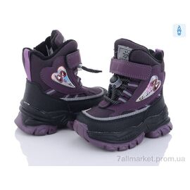 Фотография Ботинки детские удобные зима B2987-2A (8 пар р.23-28) "Ok Shoes" недорого оптом от прямого поставщика