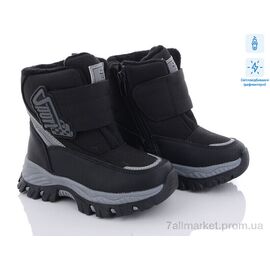 Фотография Ботинки детские удобные зима B3036-1B (8 пар р.27-32) "Ok Shoes" недорого оптом от прямого поставщика