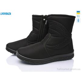 Фотография Дутики женские утепленные зима 5201 чорний (6 пар р.37-42) "Lvovbaza" недорого оптом от прямого поставщика