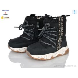 Фотография Дутики детские утепленные зима AB0136 black (8 пар р.23-28) "Clibee-Doremi" недорого оптом от прямого поставщика
