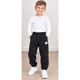 Фотография Штаны детские спортивные зимние на мальчика PR1685 black р.116-134 "Proschenko" недорого оптом от прямого поставщика