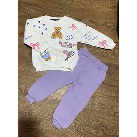 Фотография Костюм детский спортивный тёплый на девочку PR1693 lilac р.1-3 "Proschenko" недорого оптом от прямого поставщика