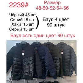 Фотография Куртка мужская 2239 black р.48-56 "Ayden" недорого оптом от прямого поставщика