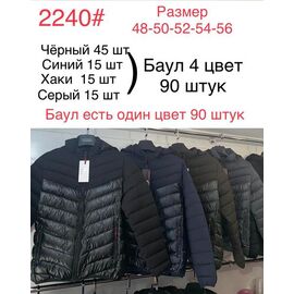 Фотография Куртка мужская 2240 navy р.48-56 "Ayden" недорого оптом от прямого поставщика