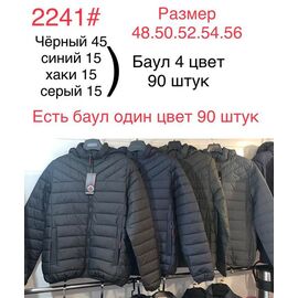 Фотография Куртка мужская 2241 black р.48-56 "Ayden" недорого оптом от прямого поставщика