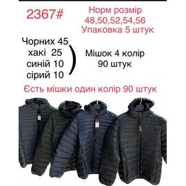 Фотография Куртка мужская 2367 navy р.48-56 "Ayden" недорого оптом от прямого поставщика
