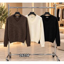 Светр жіночий 26214 black р.42-46 "LOOK" недорого оптом від прямого постачальника