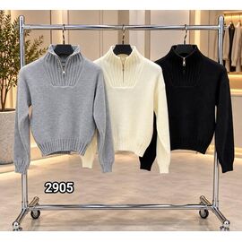 Светр жіночий 2905 black р.42-46 "LOOK" недорого оптом від прямого постачальника