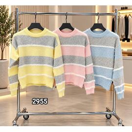 Светр жіночий 2955 yellow р.42-46 "LOOK" недорого оптом від прямого постачальника