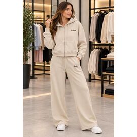 Фотография Костюм спортивный женский тёплый 8895 beige р.46-48 "LOOK" недорого оптом от прямого поставщика