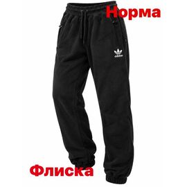 Фотография Штаны спортивные мужские утеплённые 15153 black р.S-2XL "Alex Clothes" недорого оптом от прямого поставщика