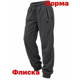 Фотография Штаны спортивные мужские утеплённые 15154 grey р.S-2XL "Alex Clothes" недорого оптом от прямого поставщика