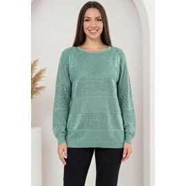 Светр жіночий JL1505 mint р.52-54 "Julia" недорого оптом від прямого постачальника