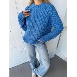 Светр жіночий JL1512 blue р.52-54 "Julia" недорого оптом від прямого постачальника