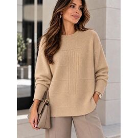 Светр жіночий 24060 beige р.46-50 "PULSE" недорого оптом від прямого постачальника