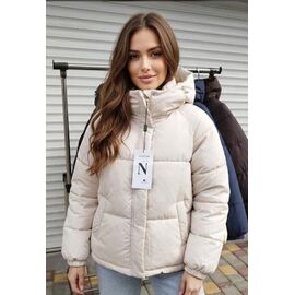 Куртка жіноча зимова 025 beige р.S-XL "Yafeier" недорого оптом від прямого постачальника