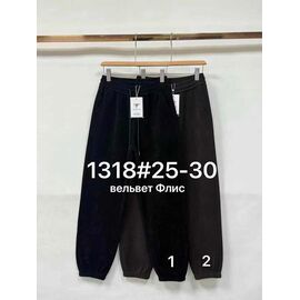 Фотография Штаны спортивные женские тёплые 1318-2 grey р.25-30 "Yafeier" недорого оптом от прямого поставщика
