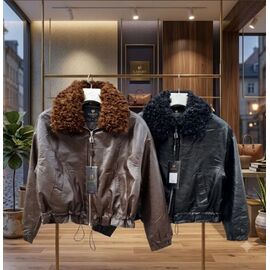 Куртка жіноча демісезонна 6710 brown р.S-XL "Yafeier" недорого оптом від прямого постачальника