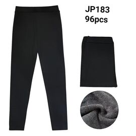 Лосини жіночі теплі JP183 black мех р.48-54 "Алия" недорого оптом від прямого постачальника