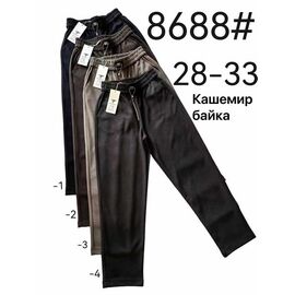 Штани жіночі утеплені 8688-1 black р.25-30 "Yafeier" недорого оптом від прямого постачальника