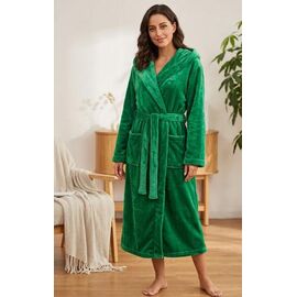 Халат жіночий теплий A07 green р.XL-3XL "Anion" недорого оптом від прямого постачальника