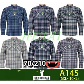 Сорочка чоловіча тепла A145 mix р.6XL-10XL "Anion" недорого оптом від прямого постачальника