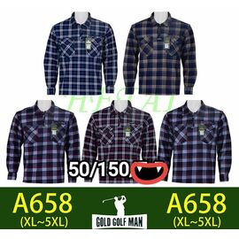 Сорочка чоловіча тепла A658 mix р.XL-5XL "Anion" недорого оптом від прямого постачальника