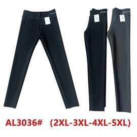 Лосини жіночі теплі AL3036 black р.2XL-5XL "Anion" недорого оптом від прямого постачальника
