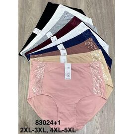 Фотография Трусы женские 83024-1 mix р.2XL-5XL "Comfort" недорого оптом от прямого поставщика