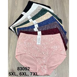 Фотография Трусы женские 83092 mix р.5XL-7XL "Comfort" недорого оптом от прямого поставщика