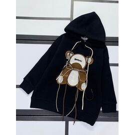 Фотография Батник детский тёплый на девочку 396 black-brown р.116-128 "Kosmy" недорого оптом от прямого поставщика