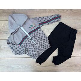 Фотография Костюм детский на мальчика EK18 grey р.0.9-2 "Emir kids" недорого оптом от прямого поставщика