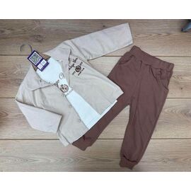 Фотография Костюм детский на девочку EK23 beige р.2-5 "Emir kids" недорого оптом от прямого поставщика